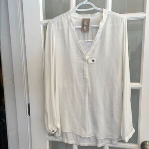 White Tunic Blouse, size M
